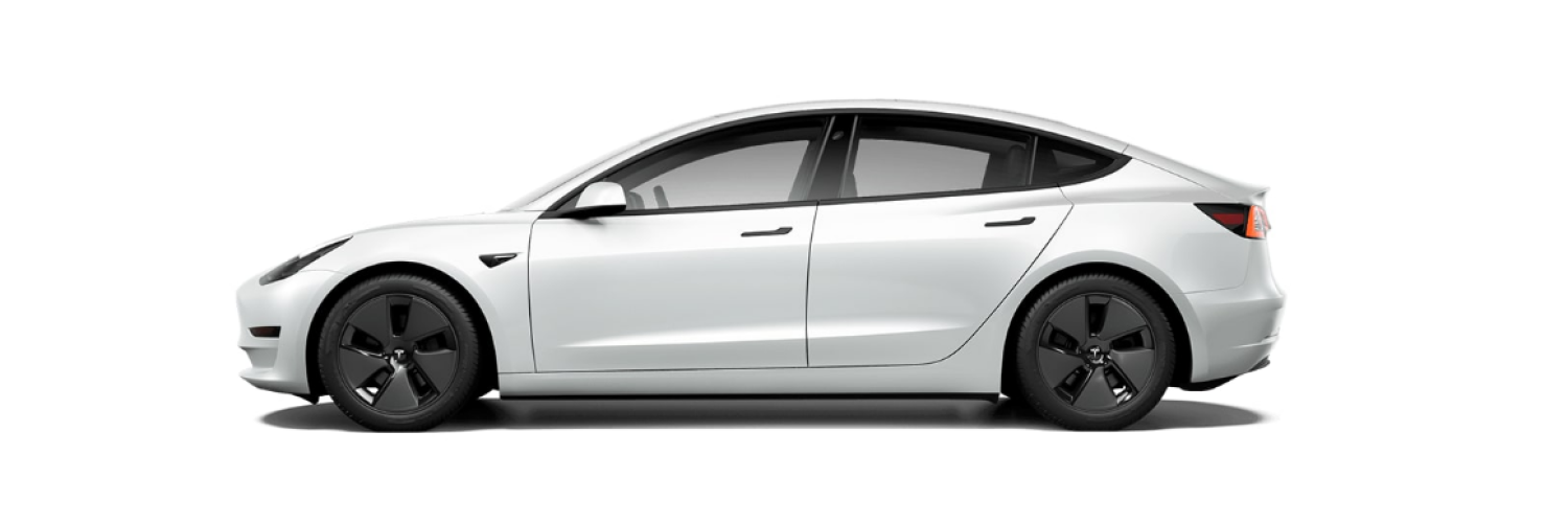 Tesla Model 3 white